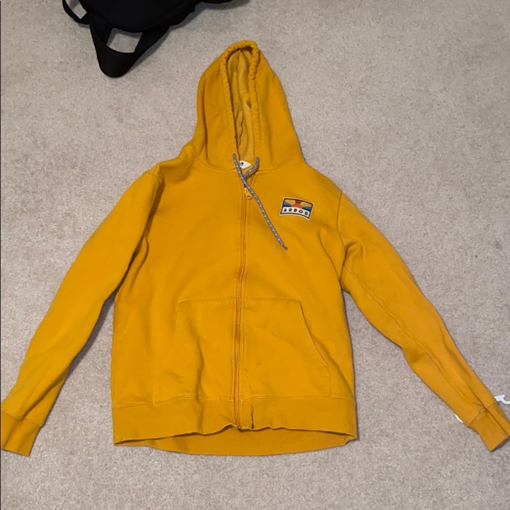 Arbor Zip Up Mustard